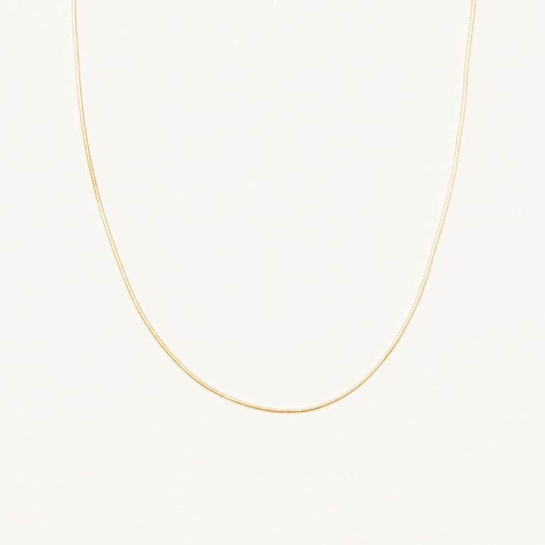 Thin Herringbone Necklace / Choker (2 Styles)