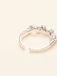 Twist Knot Ring (Sterling Silver)