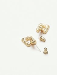 Vintage Concave Squared Earrings