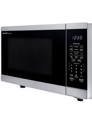 1.4 Cu. Ft. Black Mirror Countertop Microwave Oven