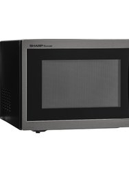 1.4 Cu. Ft. Black Stainless Countertop Microwave