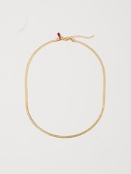 Lady Flat Chain Necklace