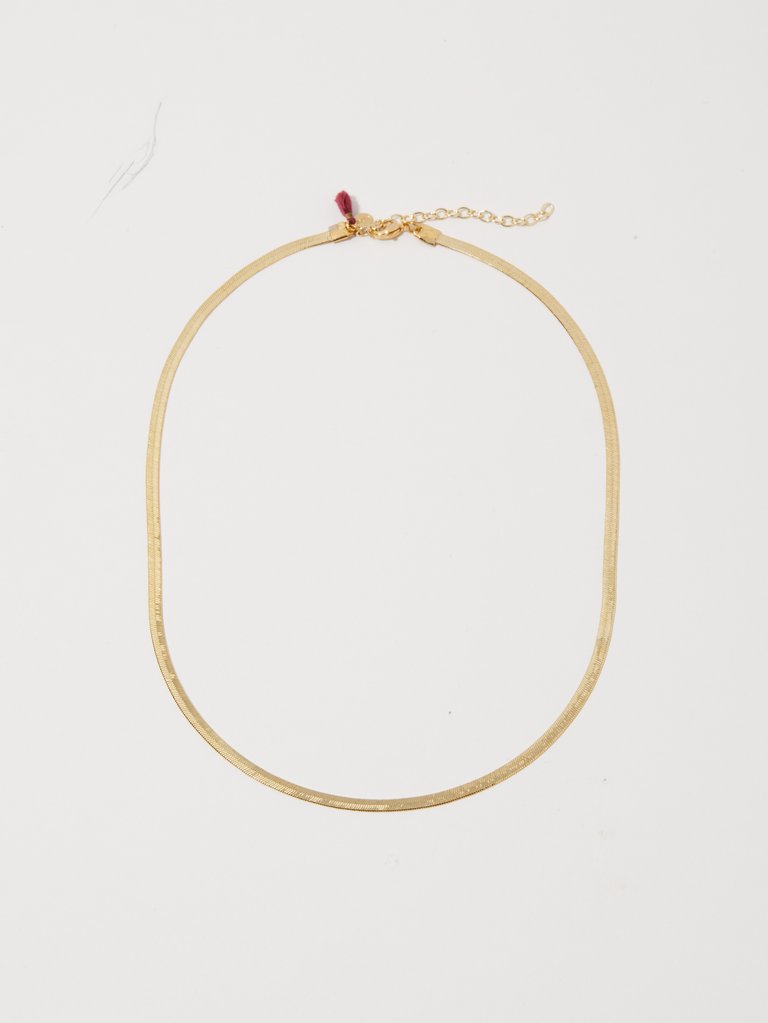 Lady Flat Chain Necklace