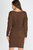 Dolman Long Sleeve Boatneck Sweater Dress