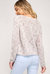 Mixed Yarn With Rose Gold Thread Cropped Sweater