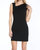 Alli Asymmetrical Neck Dress In Black - Black