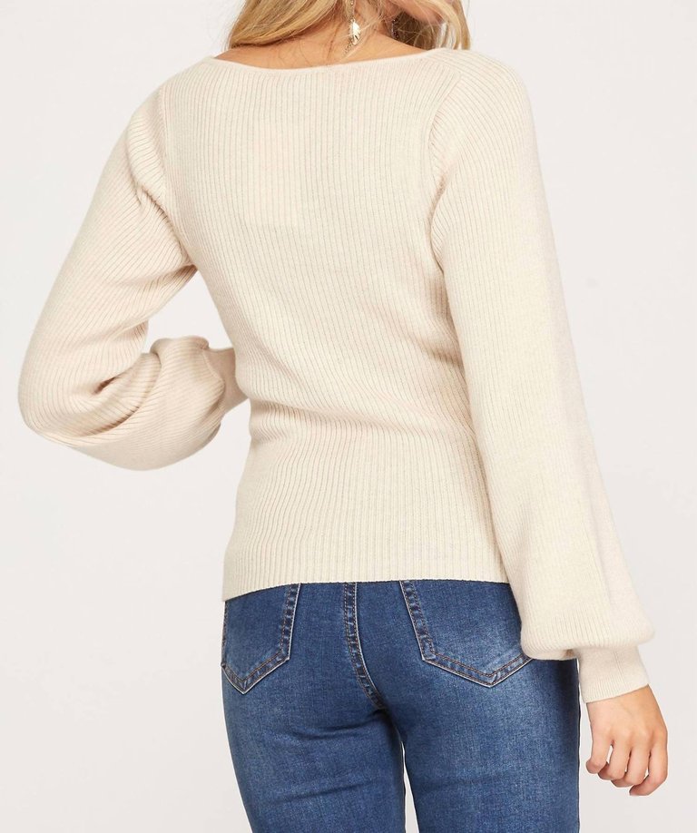 Long Sleeve Knit Sweater Top