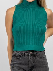 Mock Neck Knit Tank