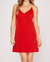 Romance Rhinestone Dress - Red