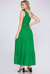 Sierra Smocked Maxi Dress In Green