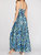 Surplice Cami Printed Woven Tiered Maxi Dress