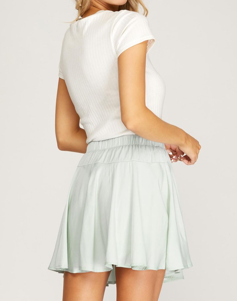 Woven Flare Skirt