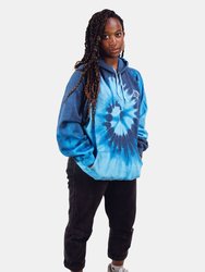 Blue Storm Tie-Dye Hoodie