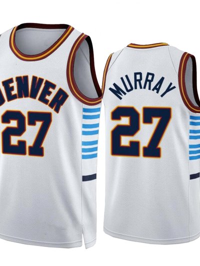 SheShow 2023 Men's Denver Nuggets Jamal Murray White Jersey product