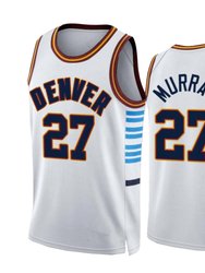 2023 Men's Denver Nuggets Jamal Murray White Jersey - White