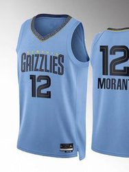 2023 Men's Memphis Grizzlies Ja Morant Jersey Blue - Blue