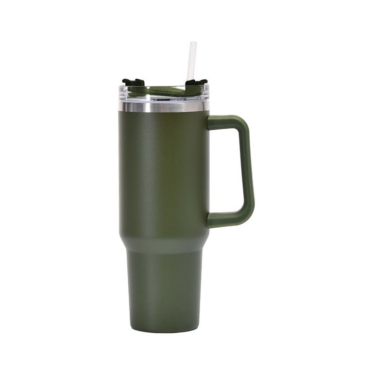 40OZ H2.0 FlowState Stainless Steel Vacuum Insulated Flasks - Army Green - Army Green