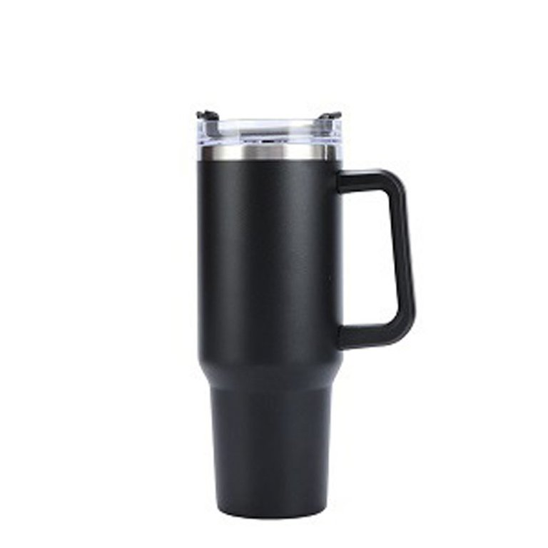 40OZ H2.0 FlowState Stainless Steel Vacuum Insulated Flasks - Black - Black