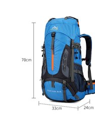 70L Camping Backpack Travel Bag Climbing Men Women Hiking Trekking Bag Outdoor Mountaineering Sports Bags Hydration Luggage Pack