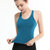 Elastic Quick Dried Exercise Fitness Yoga Tank Top - Blue