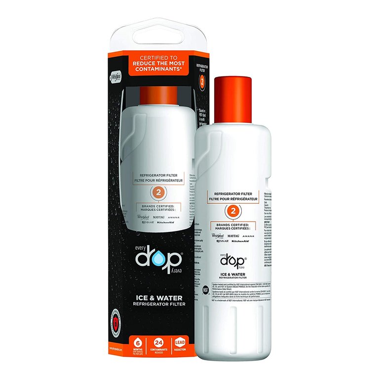Everydrop Ice And Water Refrigerator Filter 2 - EDR2RXD1, Single Pack - Orange