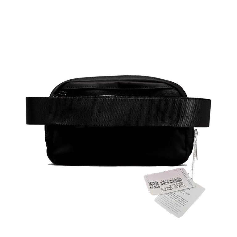 Everywhere 1L Belt Bag - 7.5" x 5" x 2" - Black