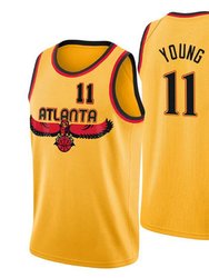 Mens Atlanta Hawks Trae Young 2021-22 City Jersey - Yellow