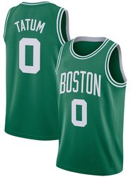 Men's Boston Celtics Jayson Tatum Green Jersey - Green