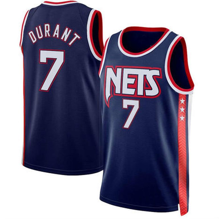 Men's Brooklyn Nets Kevin Durant 2021-22 City Edition Jersey - Navy Blue