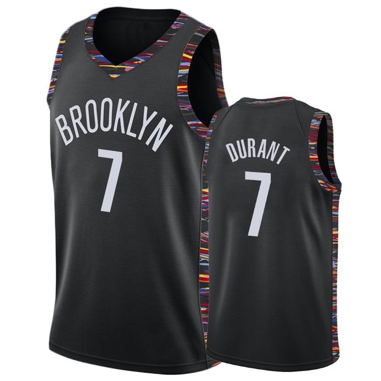 Men's Brooklyn Nets Kevin Durant City Edition Jersey - Black - Black