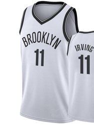 Men's Brooklyn Nets Kyrie Irving 11# 75Th Anniversary Jersey White - White