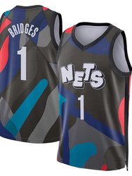 Men's Brooklyn Nets Mikal Bridges 2024 City Edition Jersey - Black