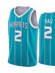 Men's Charlotte Hornets LaMelo Ball 2# Basketball Jersey - Blue - Blue