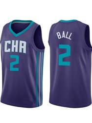 Men's Charlotte Hornets LaMelo Ball 2# Basketball Jersey Purple - Purple