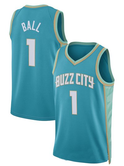 SheShow Mens Charlotte Hornets LaMelo Ball 2024 City Edition Jersey product