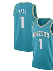 Mens Charlotte Hornets LaMelo Ball 2024 City Edition Jersey - Blue