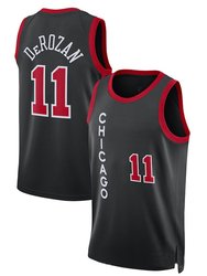 Men's Chicago Bulls DeMar DeRozan 2024 City Edition Jersey Black - Black