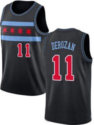Mens Chicago Bulls DeMar DeRozan City Edition Jersey - Black