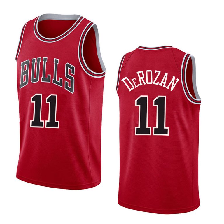 Mens Chicago Bulls DeMar DeRozan Icon Edition Jersey - Red