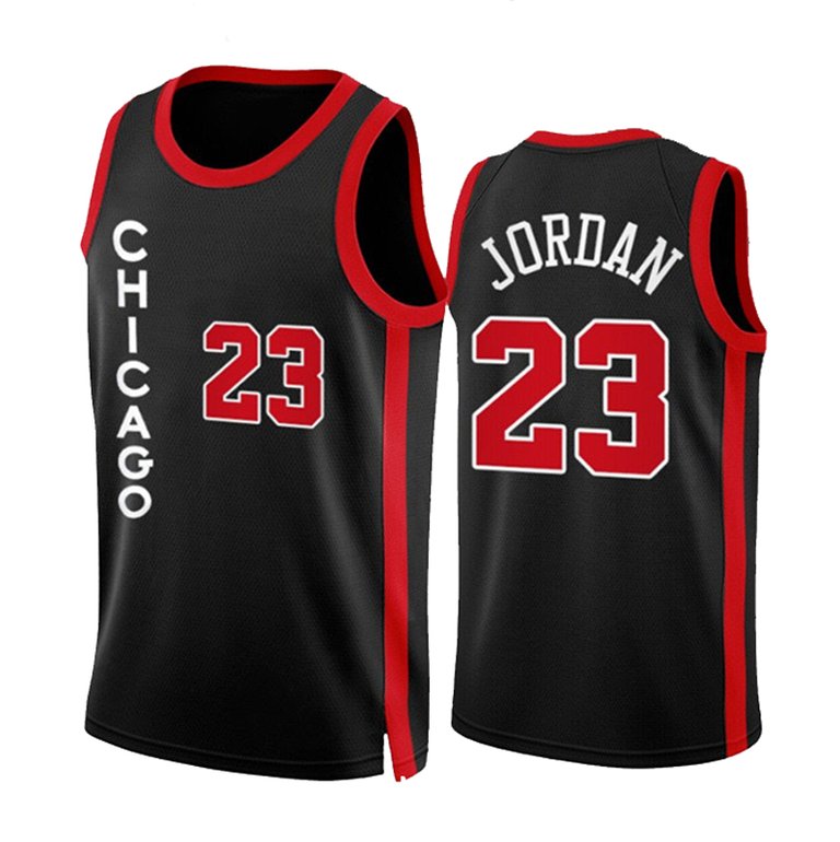 Men's Chicago Bulls Michael Jordan 2024 City Edition Jersey Black - Black
