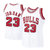 Mens Chicago Bulls Michael Jordan White Hardwood Classics Jersey - White
