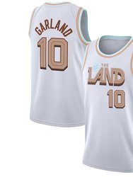 Mens Cleveland Cavaliers Darius Garland 2023 White City Edition Jersey - White