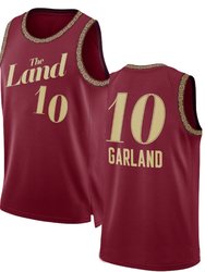 Mens Cleveland Cavaliers Darius Garland 2024 Red City Edition Jersey - Red
