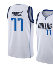 Men's Dallas Mavericks Luka Doncic White Jersey - White