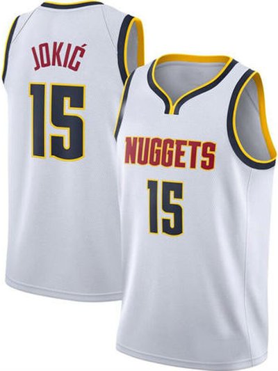 SheShow Men's Denver Nuggets Nikola Jokic Jersey product