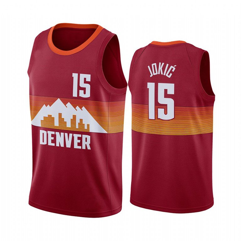 Men's Denver Nuggets Nikola Jokic Jersey - Red