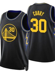 Men's Golden State Warriors Stephen Curry Basketball Jersey - Black