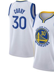 Men's Golden State Warriors Stephen Curry White Basketball Jersey - White