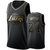 Men's Lakers Kobe Bryant #24 Black Gold Edition Basketball Jersey - Black