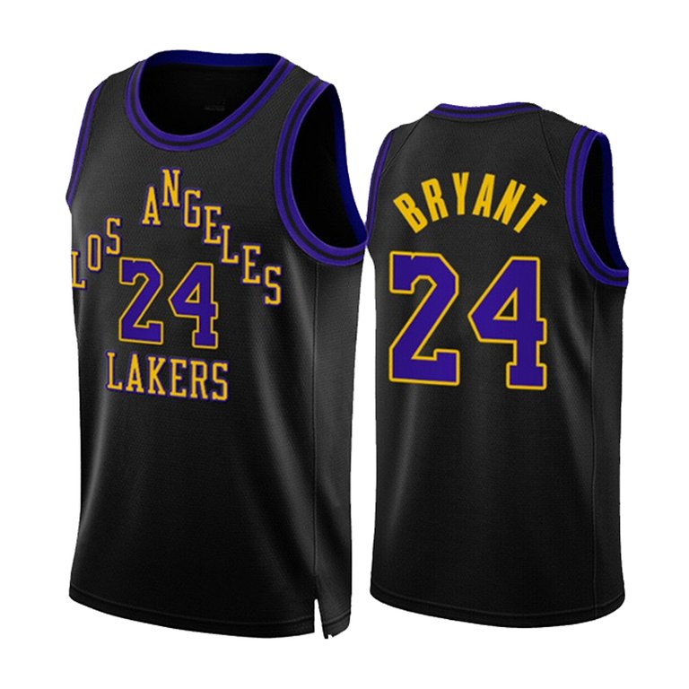 Men's Los Angeles Lakers Kobe Bryant Black 2024 City Edition Jersey - Black